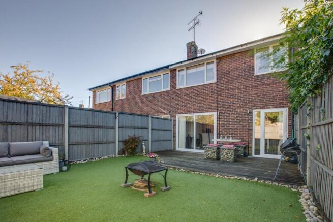 Rear of house