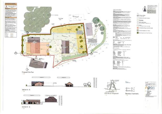 Proposed Site Plan Redevelopment Site at Parsonage