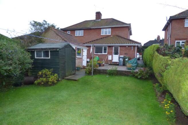 Back of property