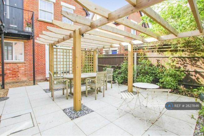 Landscaped Patio Area Off Lounge