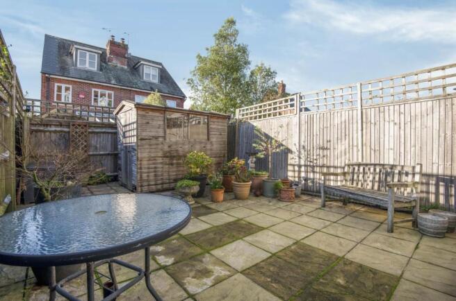 SW facing garden