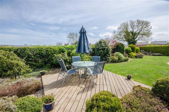 DECKED PATIO AREA
