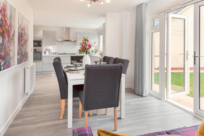 Family dining kitchen