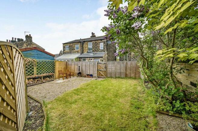 Enclosed front garden