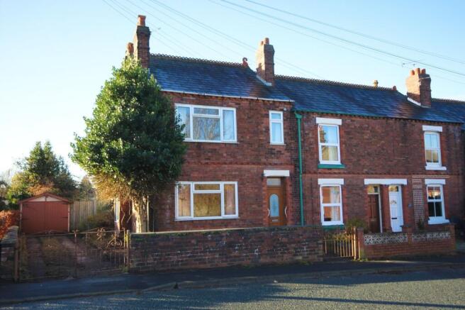 3-bed terraced on Northwich Road, Weaverham, CW8, £160,000