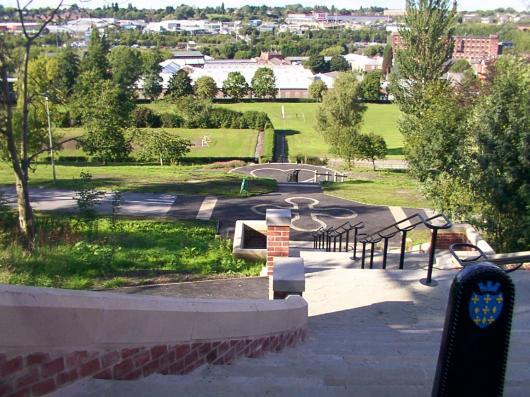 Adjacent Park Steps