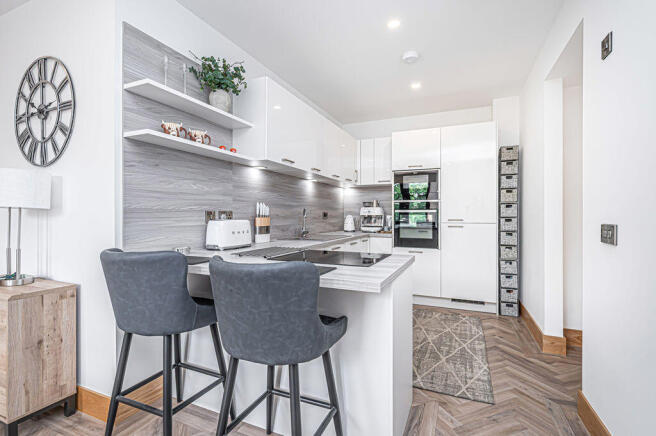 Open plan kitchen