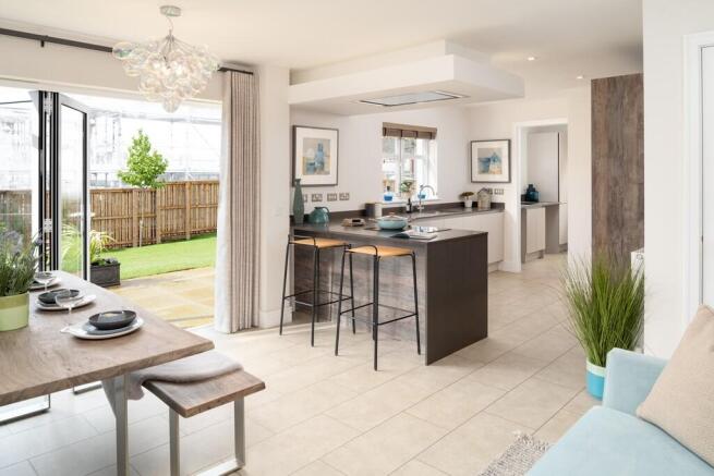the bryce | kitchen dining area