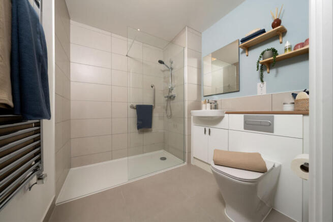 Typical shower room