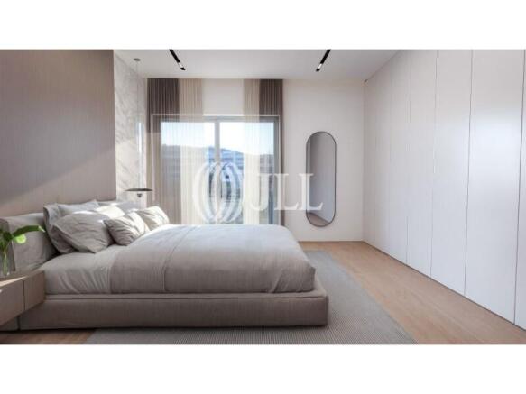 Saramago Condominium model bedroom