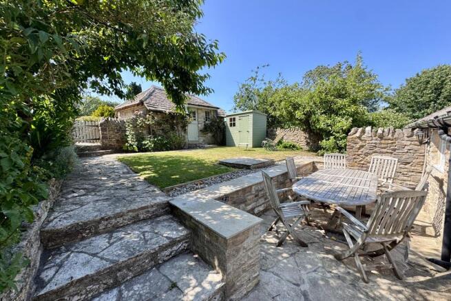 Rear of property