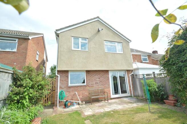 Rear of property