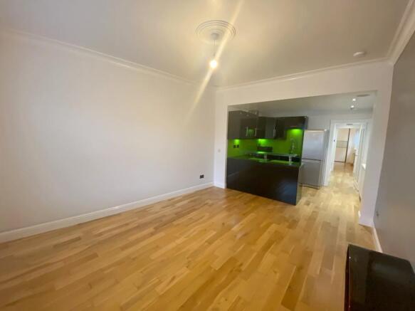 Lounge to kitchen