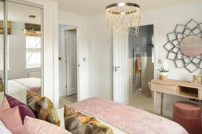 Double bedroom with en suite of the Archford semi-detached 3 bedroom home