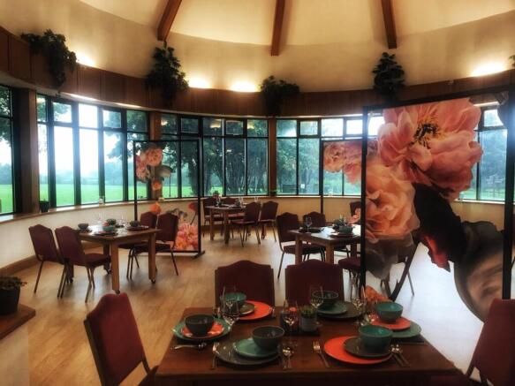 New look Llancaiach Fawr Conservatory Restaurant