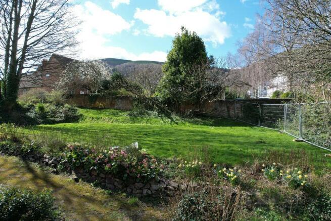 Lawn garden with hill views