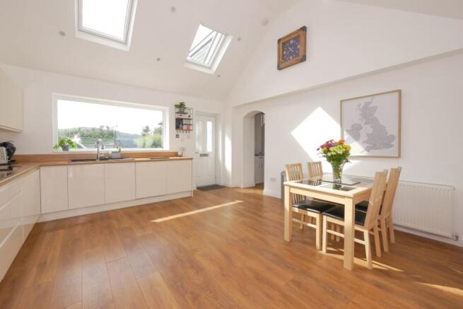 Open plan living dining kitchen