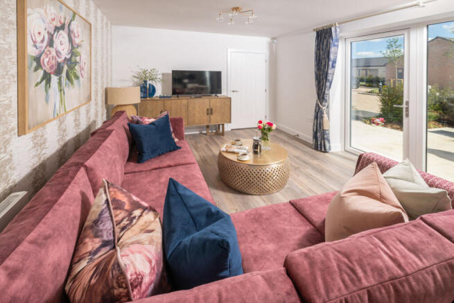 Show home living room