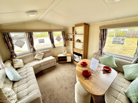 Bright Open Plan Living Area in the Willerby Rio G