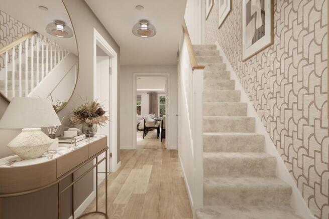 Bright and spacious hallway