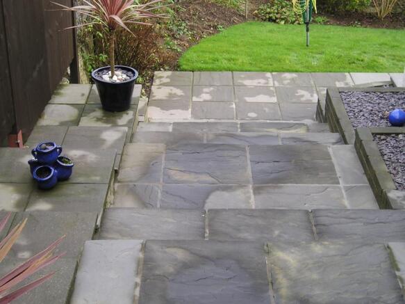 Steps to garden
