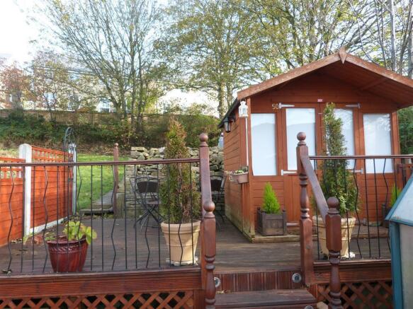 Decking and Summer house