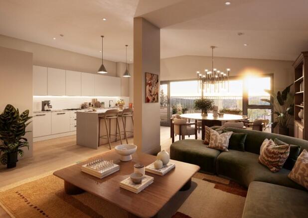 Kitchen / Living CGI