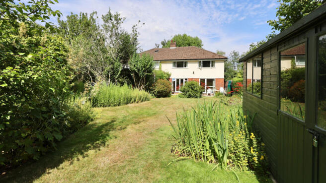 Southwest-facing Rear Garden
