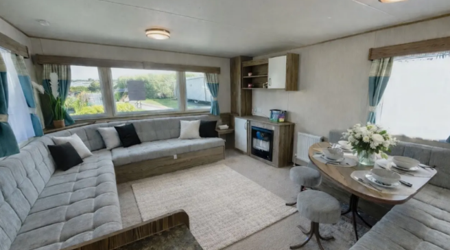 Open Plan Lounge And Dining Area In The Abi New Ho