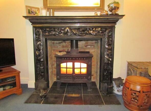 fireplace detail