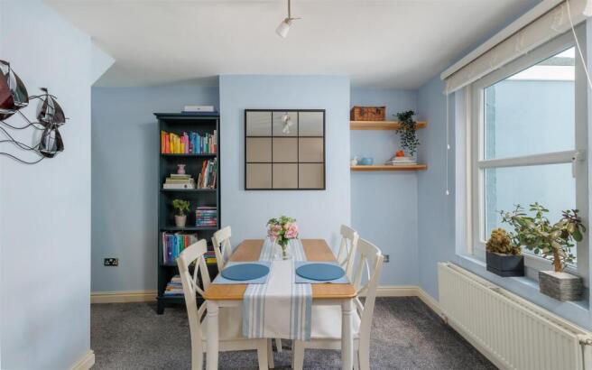 Separate dining area