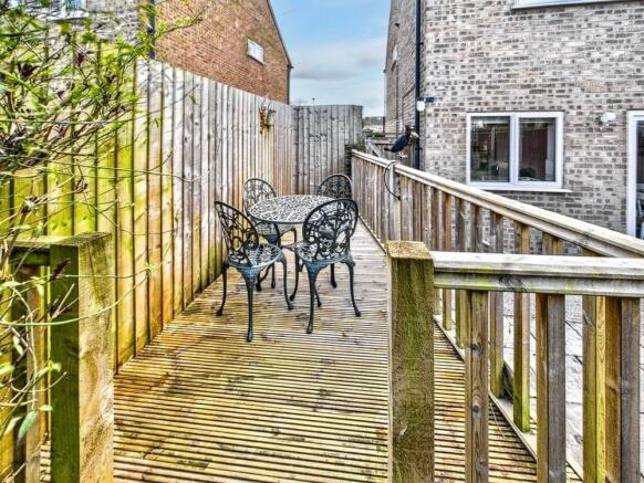 Secluded Raised Seating Area