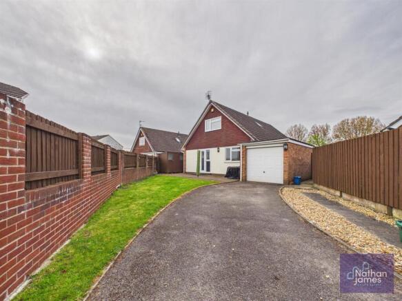 Rear Garden, Driveway and Garage