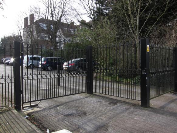 Gated off-street parking