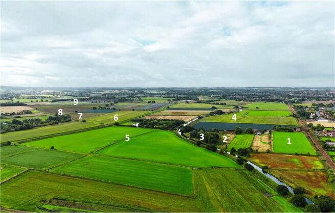 Lotted Aerial Image