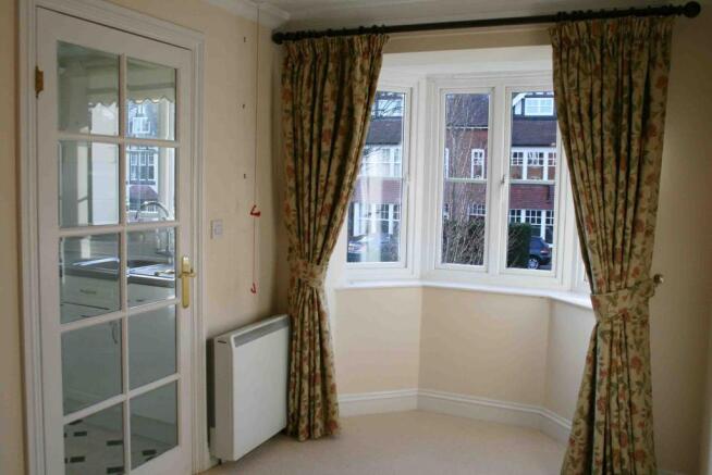 Bay window in loung