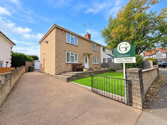 3-bed semi-detached on Mansfield Road, Blidworth, Mansfield, Nottinghamshire, NG21, £200,000