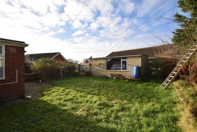 REAR GARDEN AND GARAGE