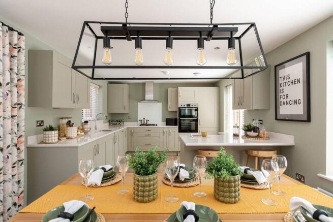 A dining space to enjoy family meals together