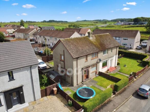 Cleeves Avenue, Dalry rear garden photo