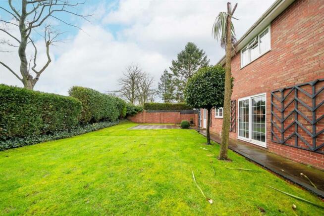 Private gardens to rear