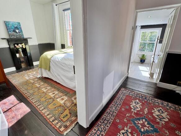 Bed 2, landing and bathroom