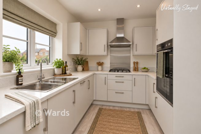 Staged Kitchen
