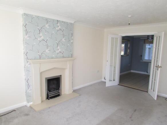 Lounge to dining area