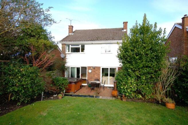 Rear of property