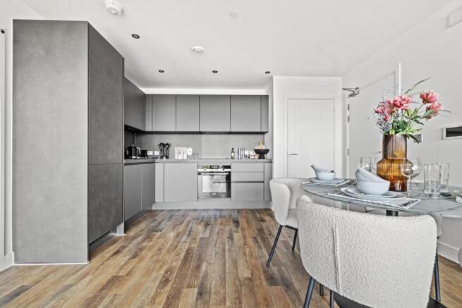 Host friends for dinner or curl up with a good book - typical Taylor Wimpey apartment