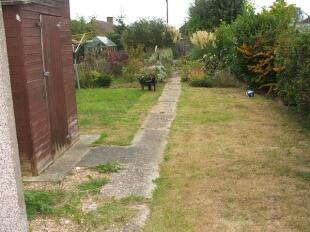 Rear Garden - Allotment Area
