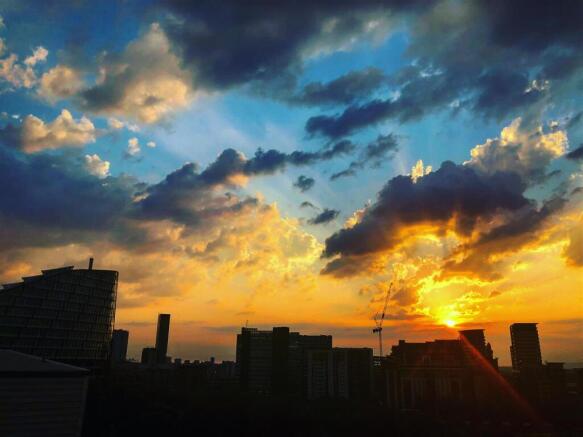 Sunset View From Apartment