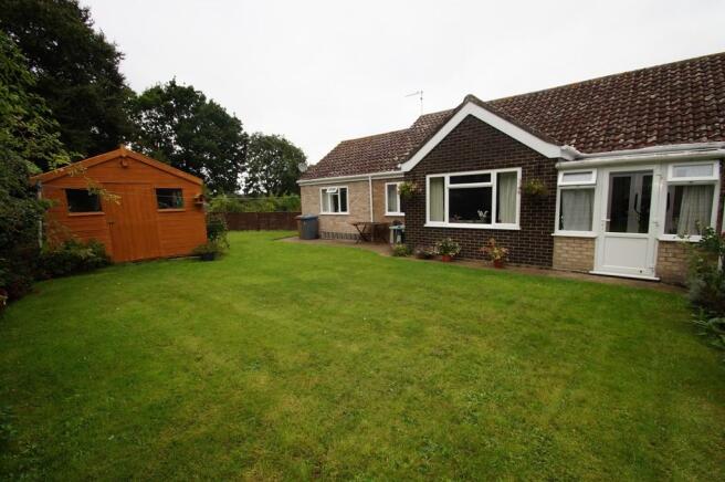 Rear of bungalow