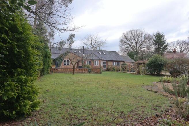 Rear of property